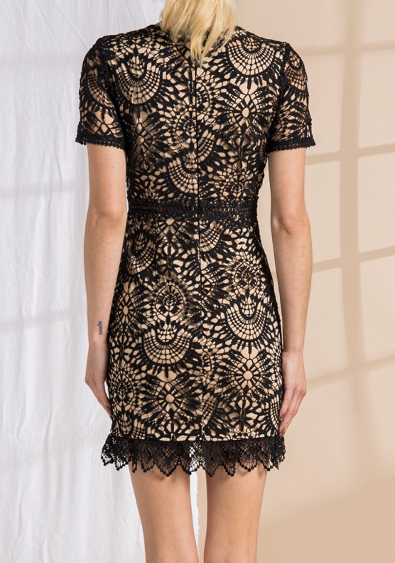 Lace Rehearsal Dinner Dress