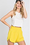 Game Day Jogger Shorts - Yellow