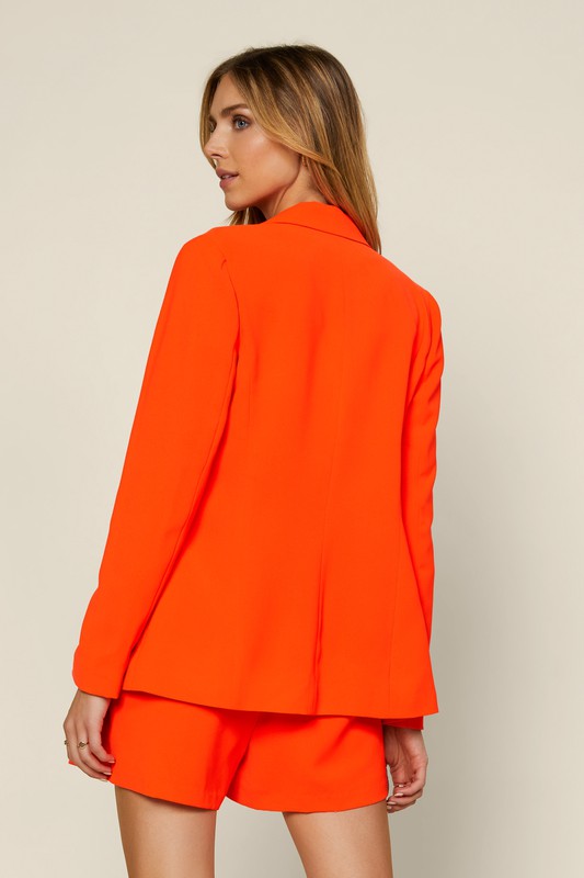 Influential Blazer - Neon Orange