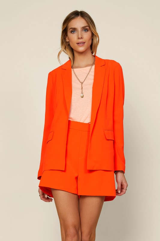 Influential Blazer - Neon Orange