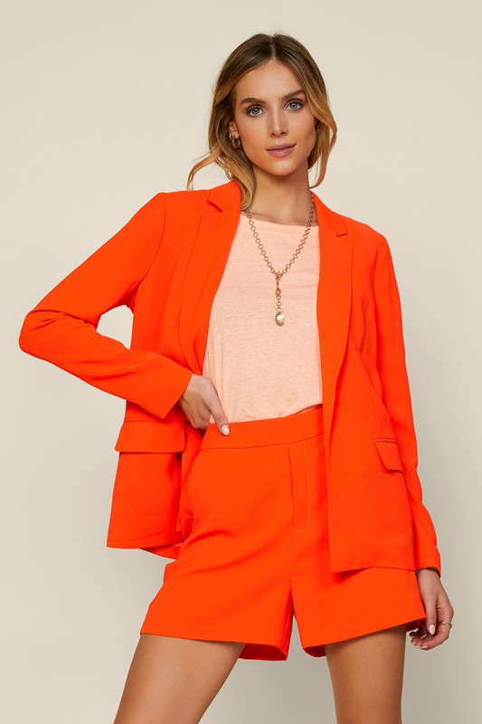 Influential Blazer - Neon Orange